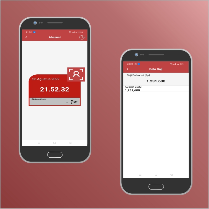 Attendance System app on Android devices